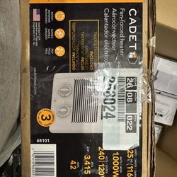 In wall bathroom heater 1000 W