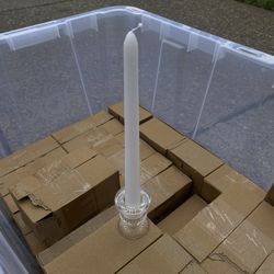 200 Glass Candle Holders 