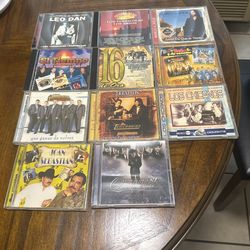 11 CDS, De Música Todo Por $50.00