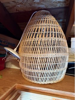 Ceiling basket lamp