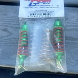 TRAXXAS 1/10 Rustler 4x4 Vil 67076-4 Aluminum Front Adjustable Shocks 87mm