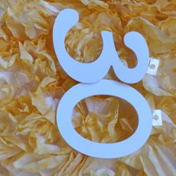 Wooden Numbers "30"