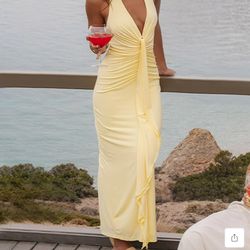Butter Yellow Maxi Dress - Selfie Leslie 