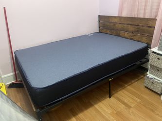 Full Size Bed For Sale Including Orthopedic Mattress
