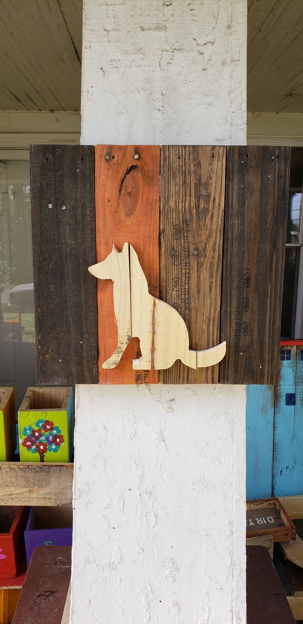 Pallet Board Wall Decor, Dog Decor, Dog