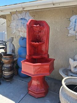 Concrete Corner Fountain