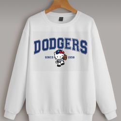 Hello Kitty Dodgers Sweatshirt