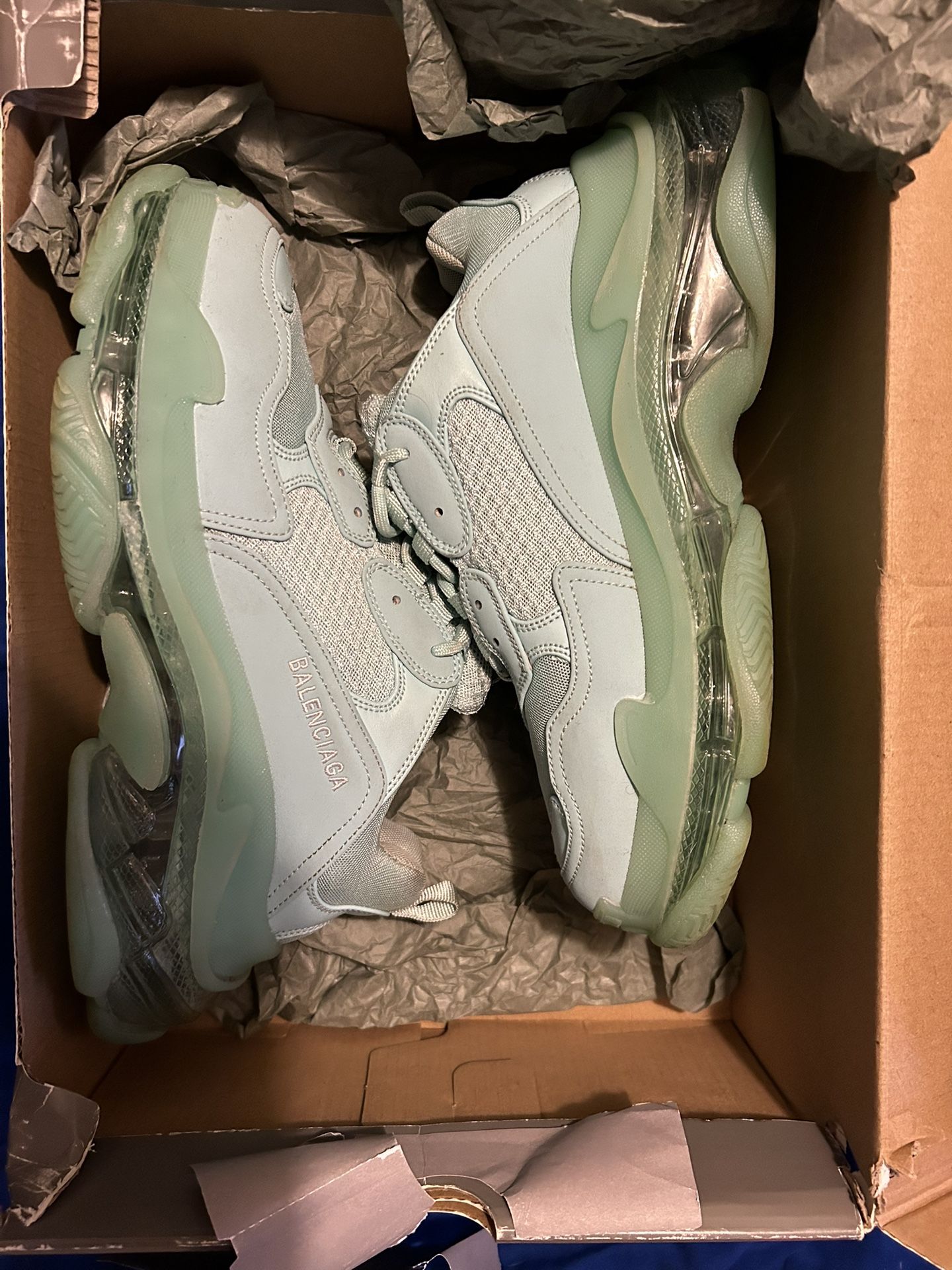 Balenciaga Triple S Mint Green