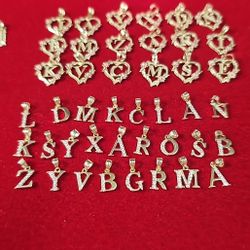 14k GOLD INITIAL PENDANTS 😍