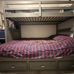 Bunk Bed, Dresser & Desk