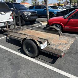 Utility Trailer, Single Axle, Current, Title 