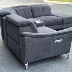 🛋️ Sofa/Couch Sectional - Recliners - El dorado - Dark Blue - Delivery Available 🚛