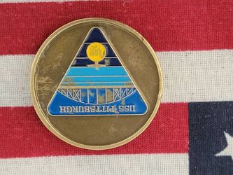 USS PITTSBURG SSN 720 COIN