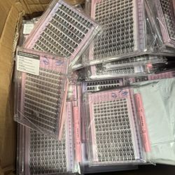 Wholesale DIY Lash Clusters Lot – Approx. 150+ Boxes Mixed Styles – $150 OBO