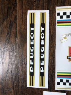 Stickers Décalcomanies Peugeot Pour Vélo – PEUG105 – Fabriqué En France – Neuf