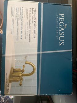 Gold faucet