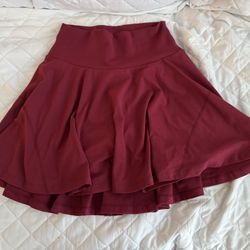 POPFLEX Twirl Skort (Longer) - Ruby - Size Medium