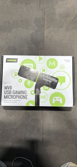 Brand New Sealed Shure MV6 USB Gaming Microphone