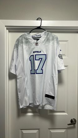 Men's Buffalo Bills Josh Allen Nike White Rivalries Collection Stitched Limited Jersey