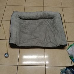 Large Grey Dog Bed 