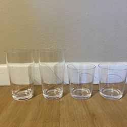 Clear Plastic Drinking Glasses