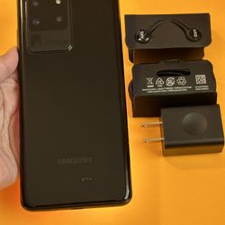 Samsung Galaxy S20 Ultra 5g (128gb) Black UNLOCKED 