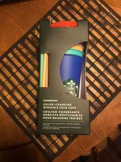 Starbucks color changing cups