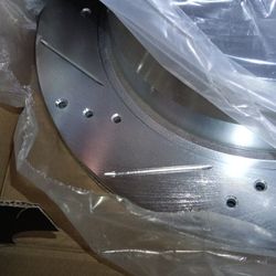 GM Truck Rear Rotors Slotted/Drilled. 