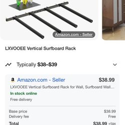 Surfboard Rack Wall Mounted