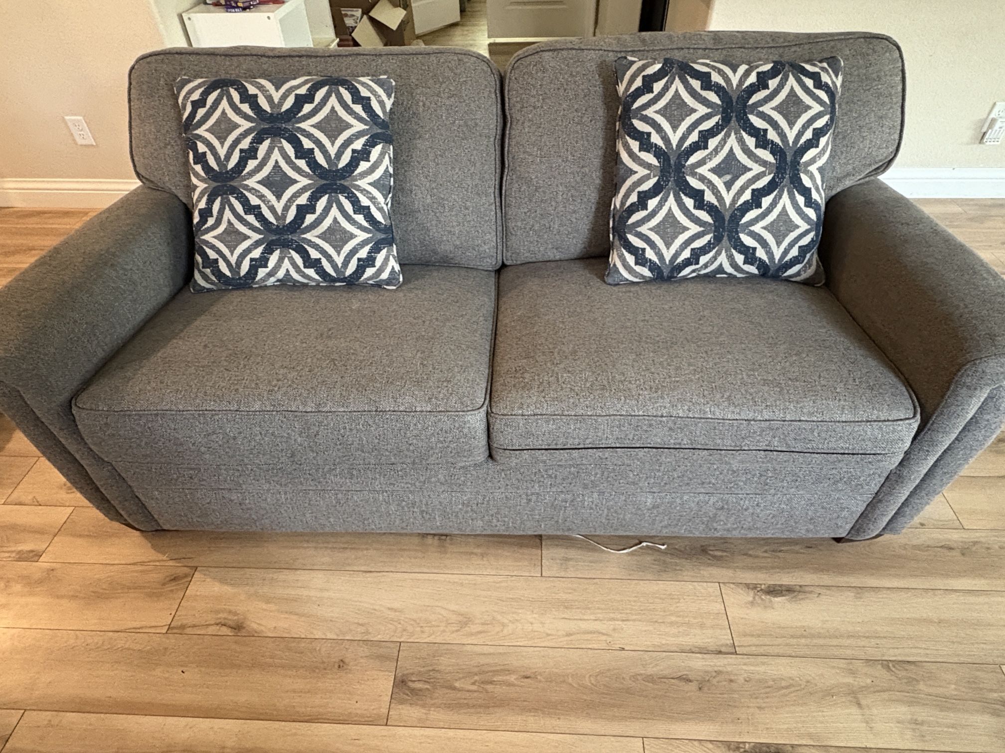 Fabric Grey sleeper Sofa