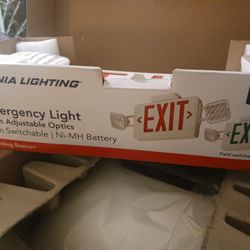 Exit/Emergency Light. Brand New