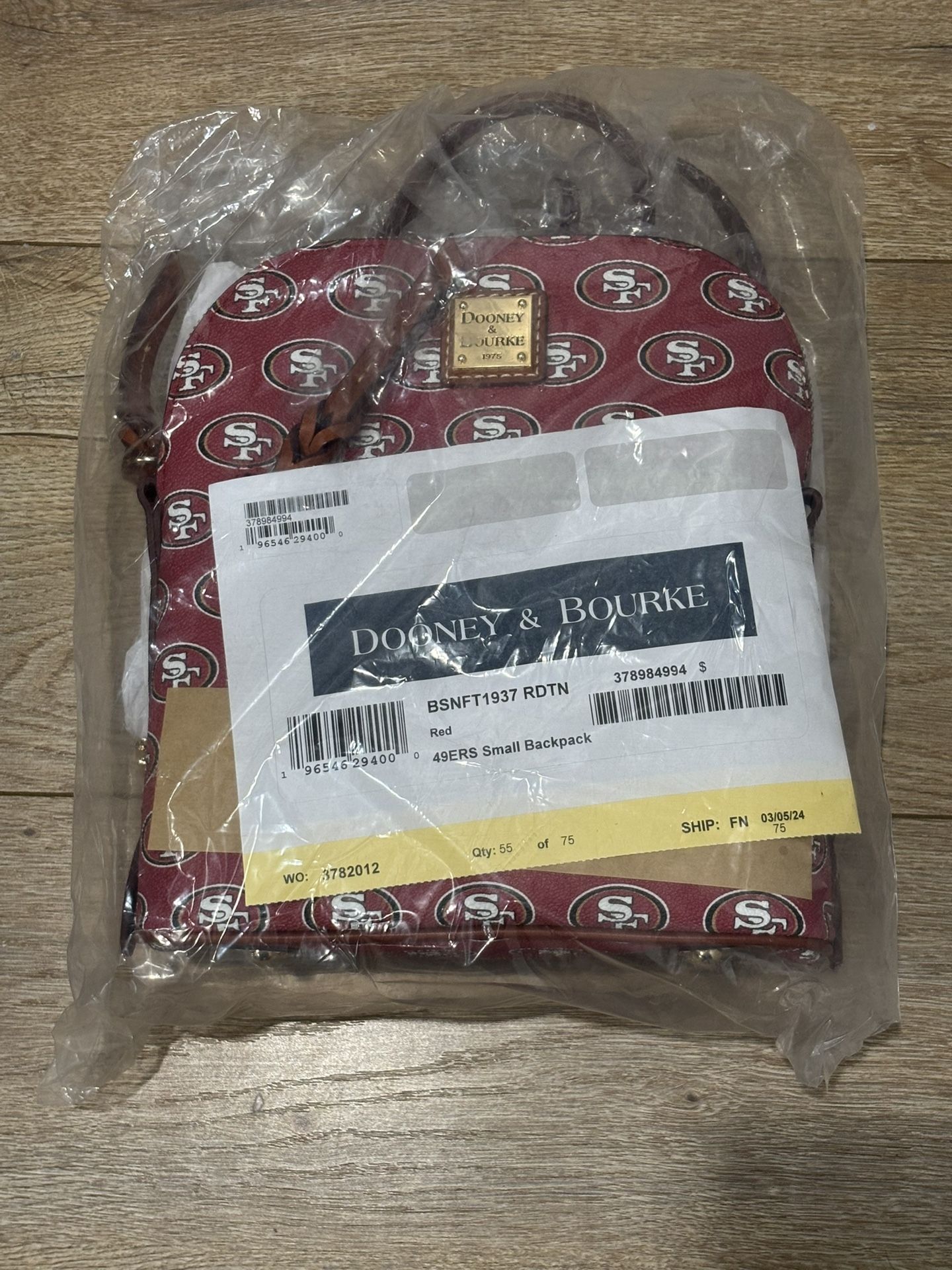 San Francisco 49ers Dooney & Bourke Small Backpack