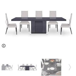 MONDIANA EXTENSION DINING TABLE & MONDIANA DINING CHAIR 