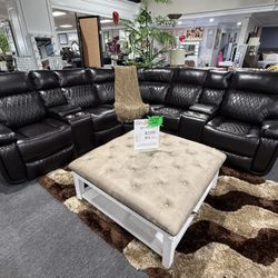 Power Recliner Sectional