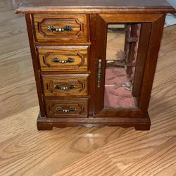 Vintage Wooden Jewelry box
