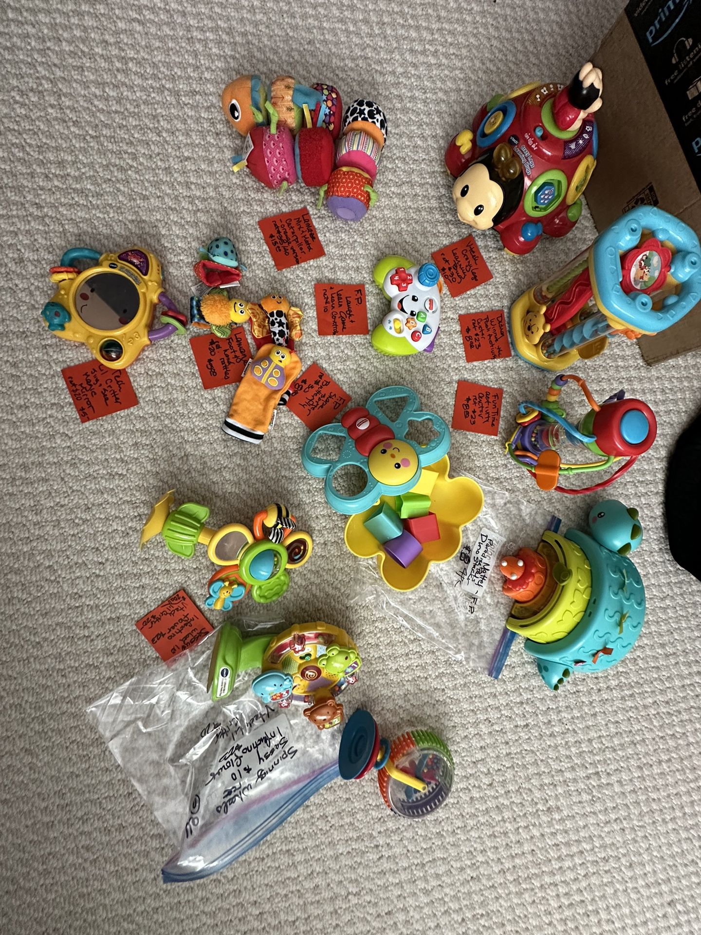 Lamaze, VTech, Fisher-Price assorted toys Priced Individually 