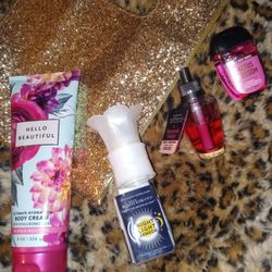 New 5 Piece Bath And Body Bundle