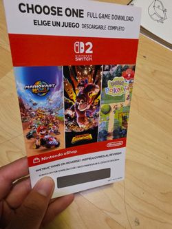 SALE OR SWAP SWITCH 2 GAME  (READ)