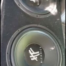 2 800 Watt Hifonics 12 Inch 4 Ohm DVC Subwoofer