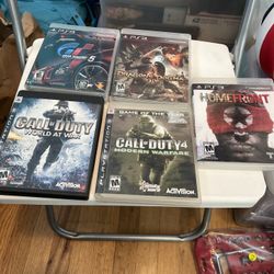 5 PS3 Games  , Good Condition 