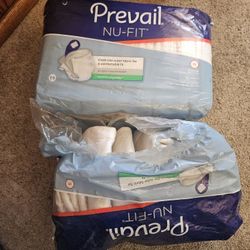 Prevail Nu-fit Adult Diapers Maximum Absorbency Size M