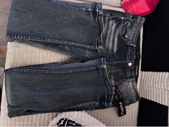Purple men jeans