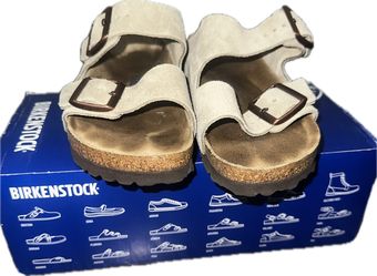 Birkenstock Two-Strap Suede Sandals