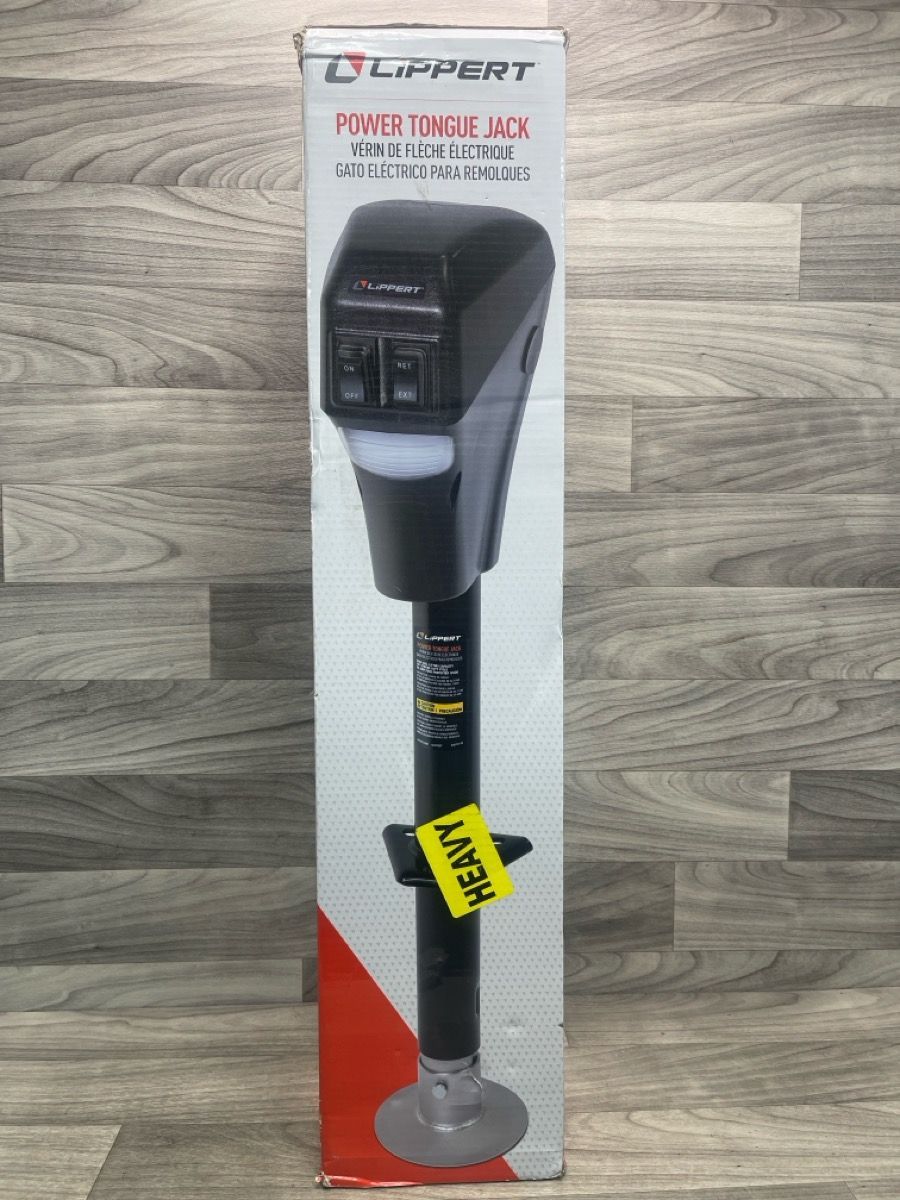 Lippert 285318 Electric Power Tongue Jack – 3,500 lb Capacity (A1D024900)