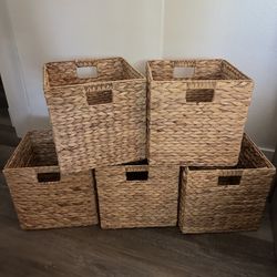 Storage Baskets Set of 5