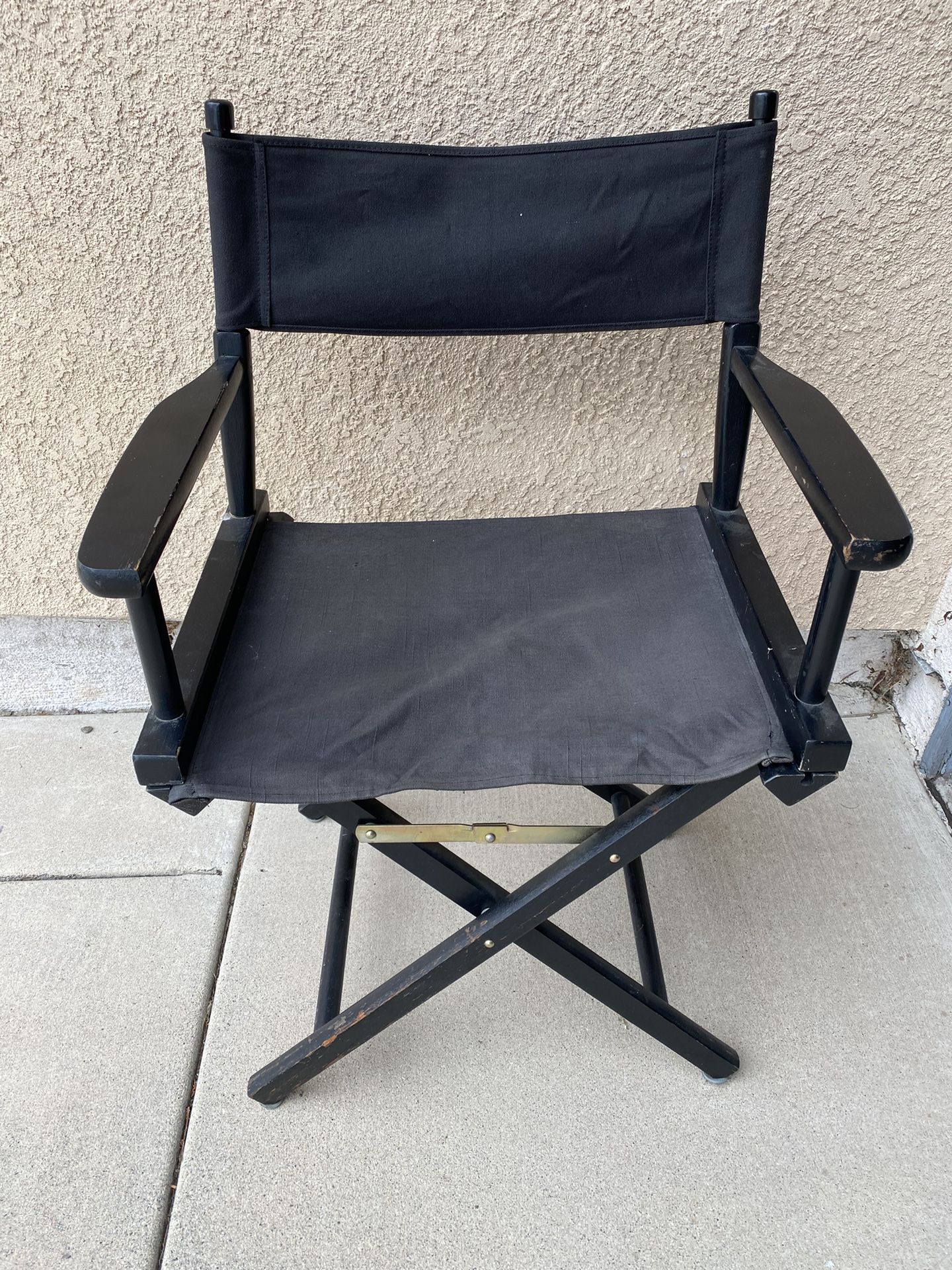 Casual Home Director’s Chair Black Frame & 18” Seat& Director’s Wood Clapboard 