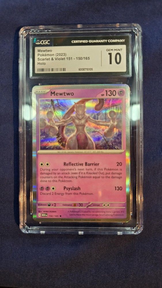 Mewtwo holo 150  cgc 10