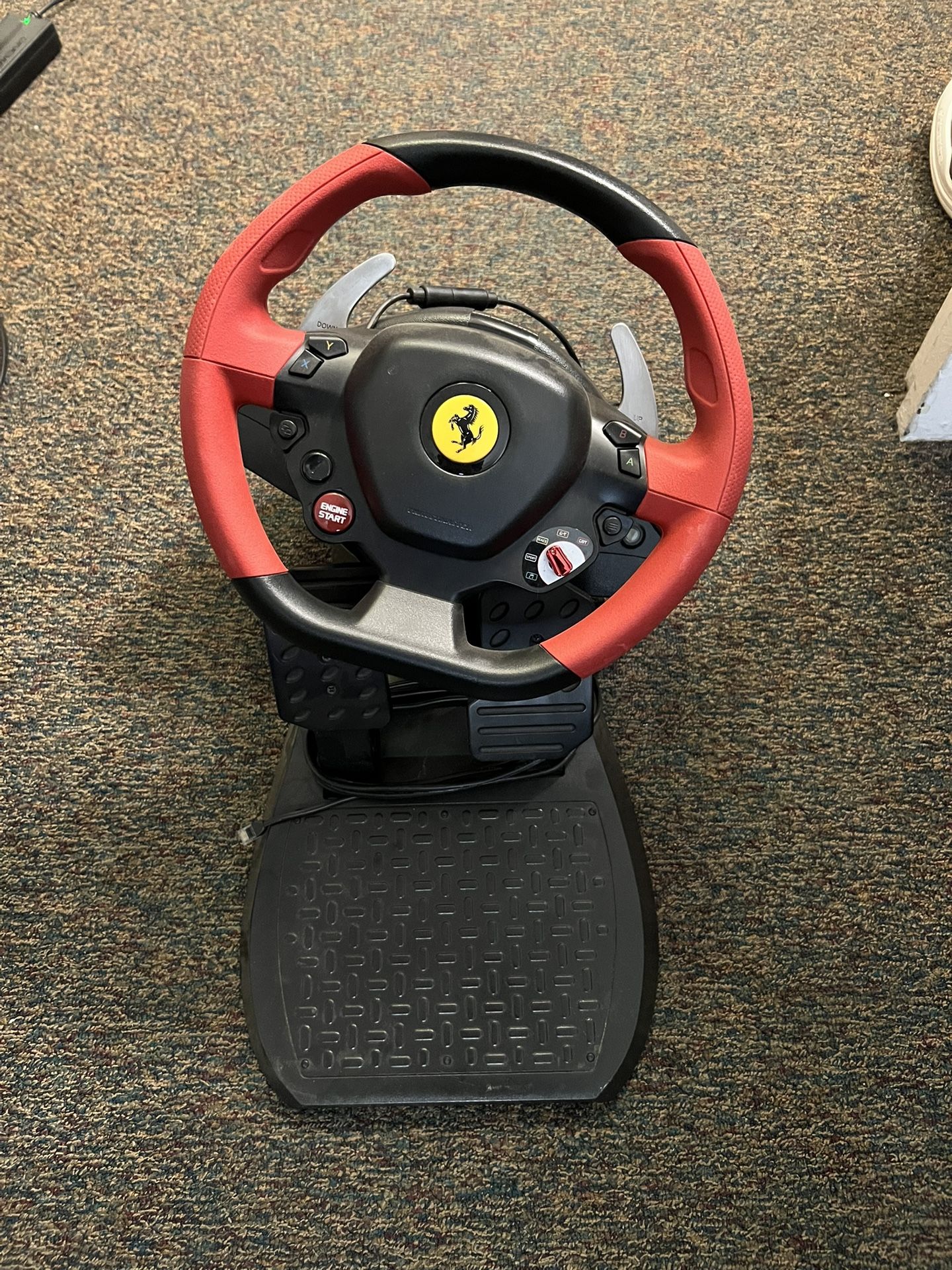 Xbox Racing Wheel With Pedals