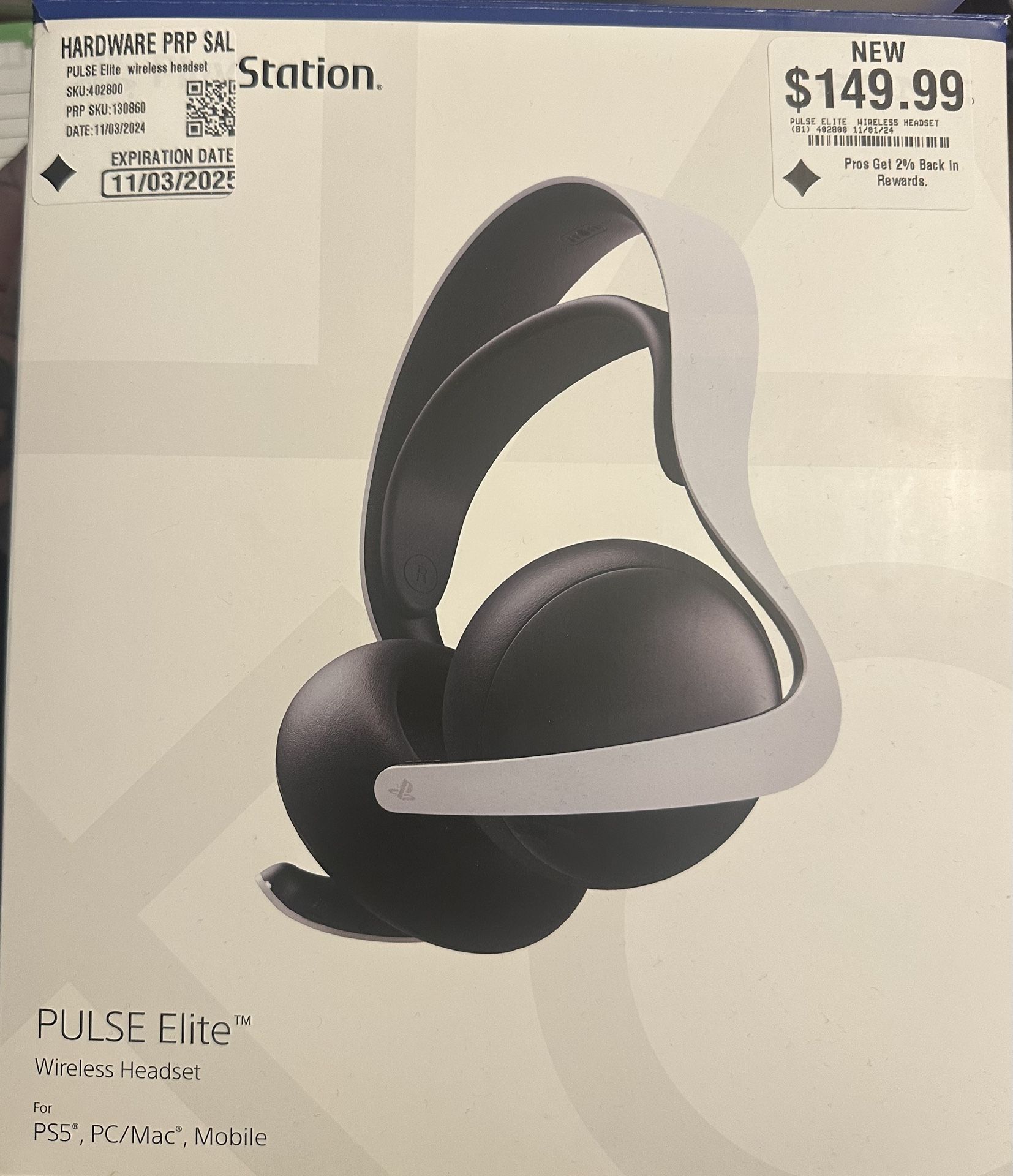 Sony Pulse Elite Headset (PS5,PC,Mobile)