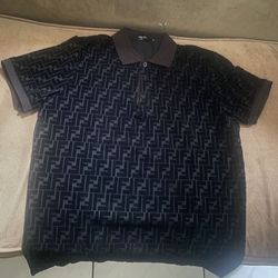 New Fendi Men Casual Polo Shirt